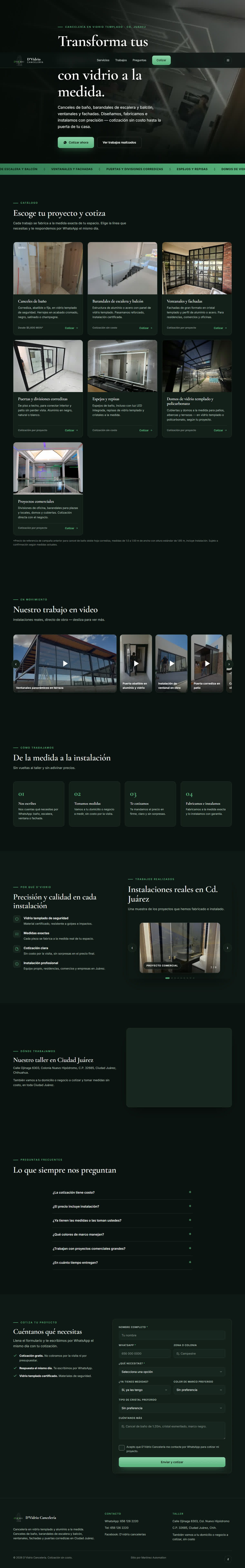 D'Vidrio Cancelería