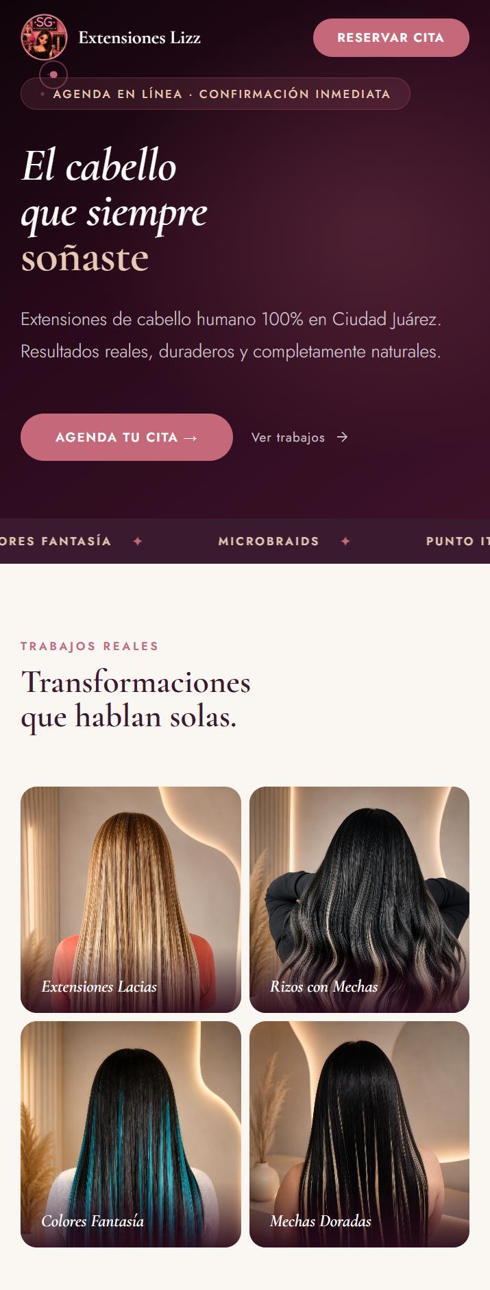 Extensiones Lizz