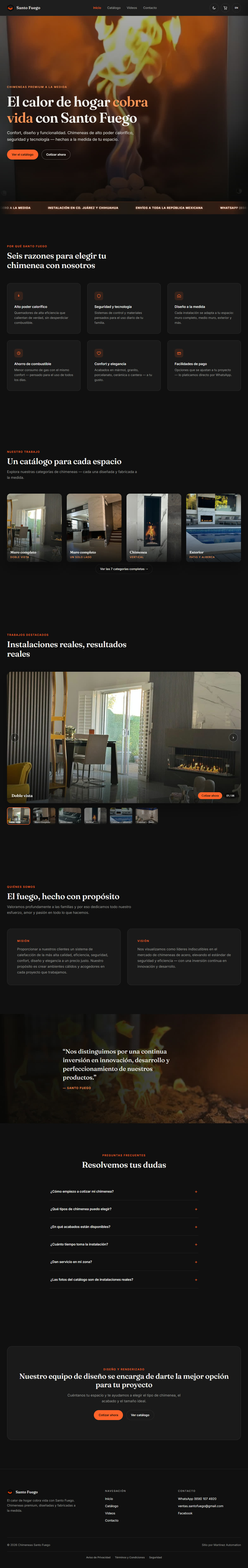 Chimeneas Santo Fuego
