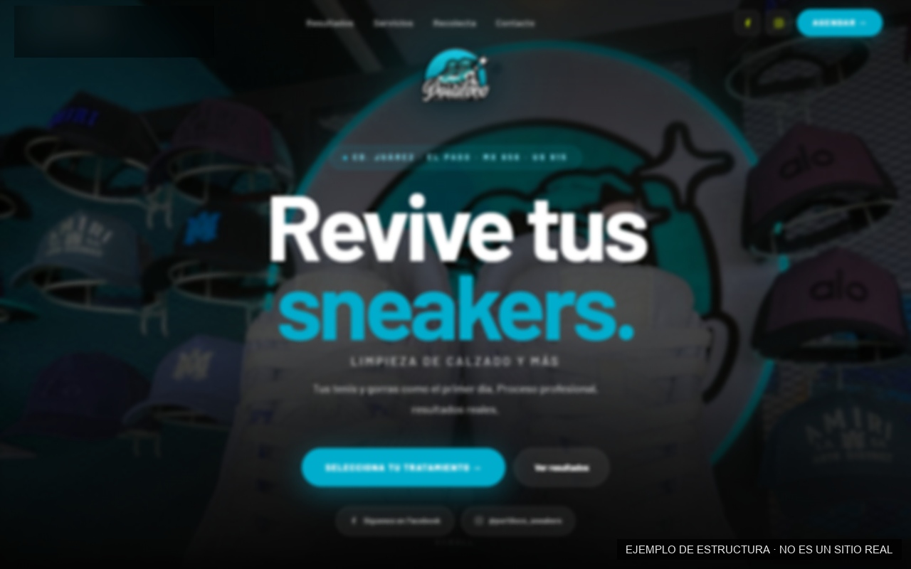 Ejemplo de página para tienda / producto